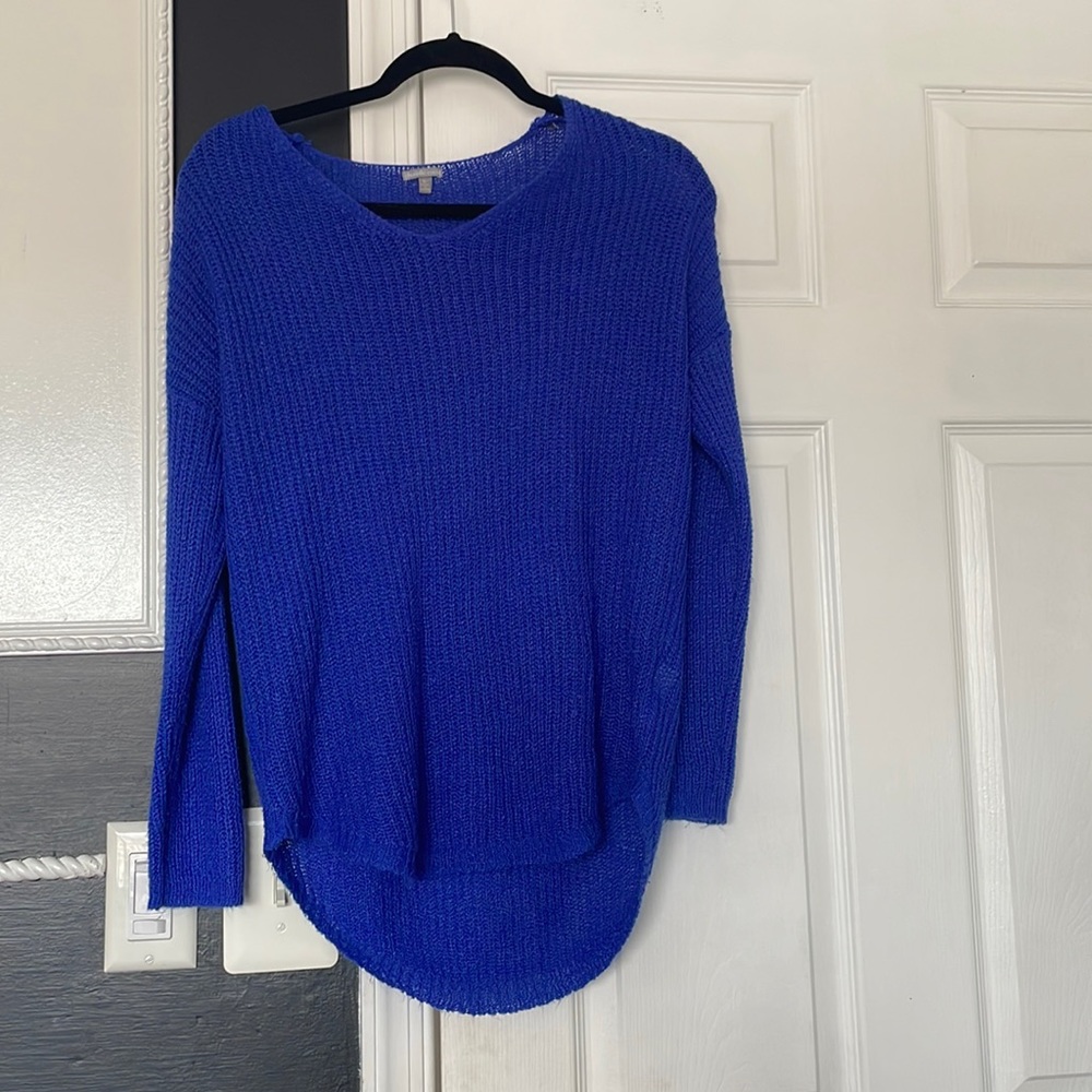 CHARLOTTE RUSSE Royal Blue Knit Sweater